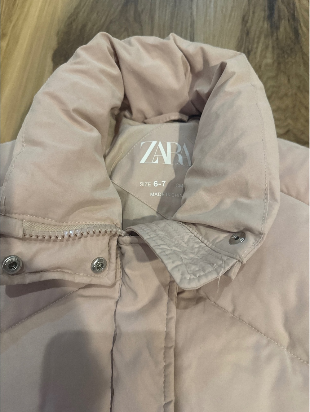 ZARA pink girls, puffer jacket - Picture 2 of 6